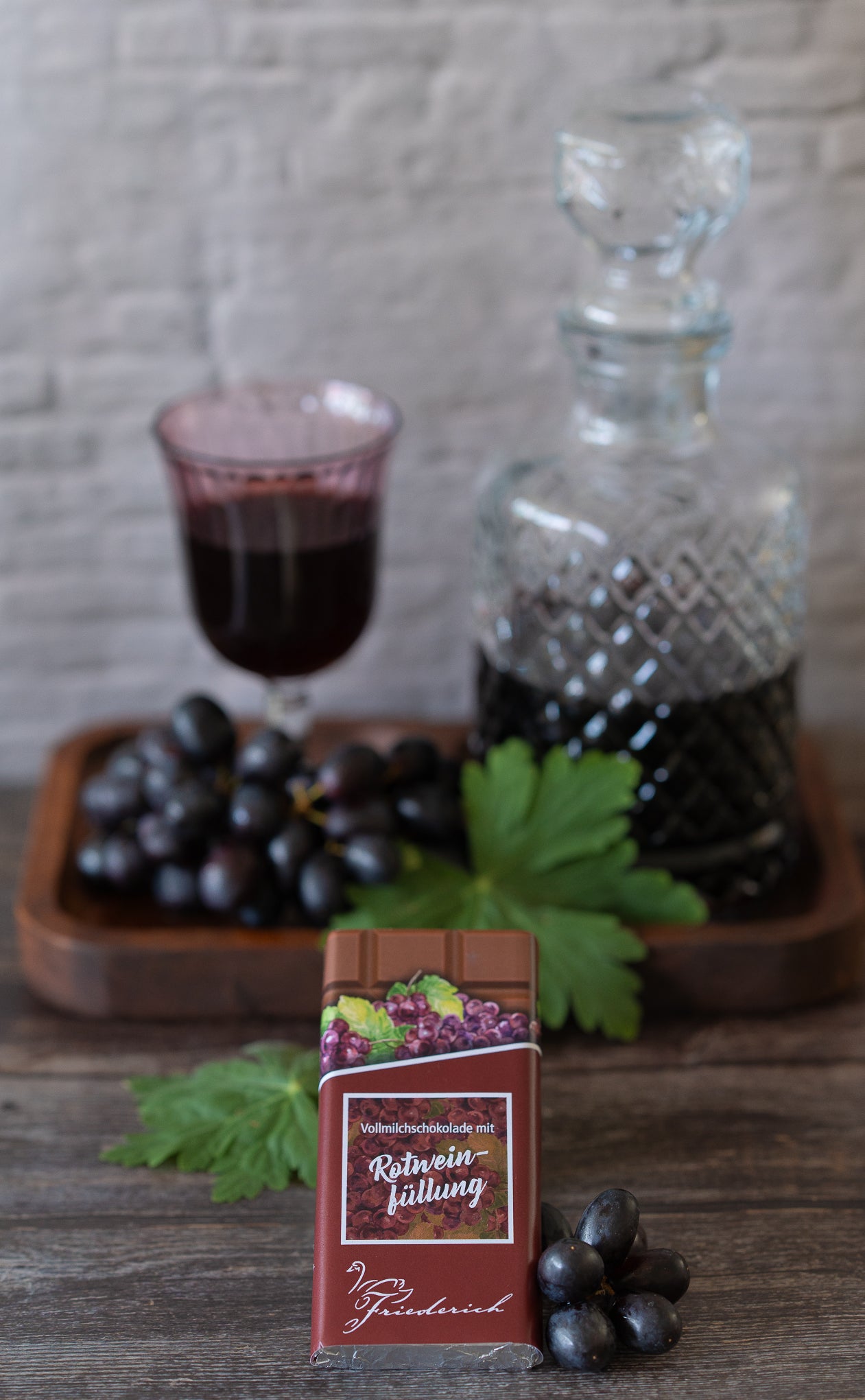 Rotwein Schokolade - 100g